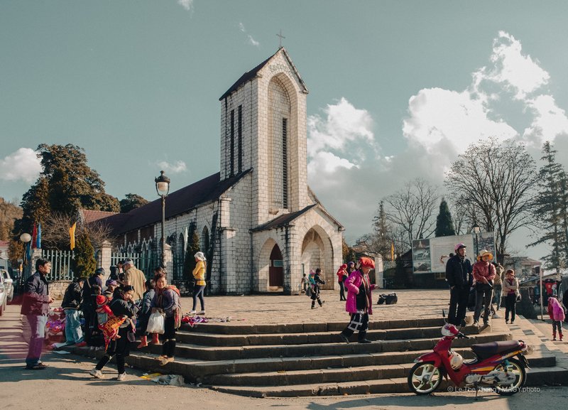 Nhà thờ thị trấn Sapa