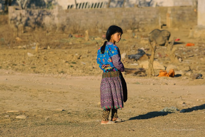 Trẻ con ở Mộc Châu